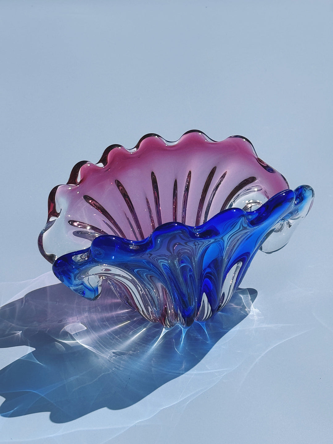 Vintage Murano Skål i Muslingeform | 20 cm Studio Hafnia