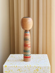 Vintage Kokeshi Dukke Nr. 176 fra Japan – Håndlavet | H30 cm Studio Hafnia