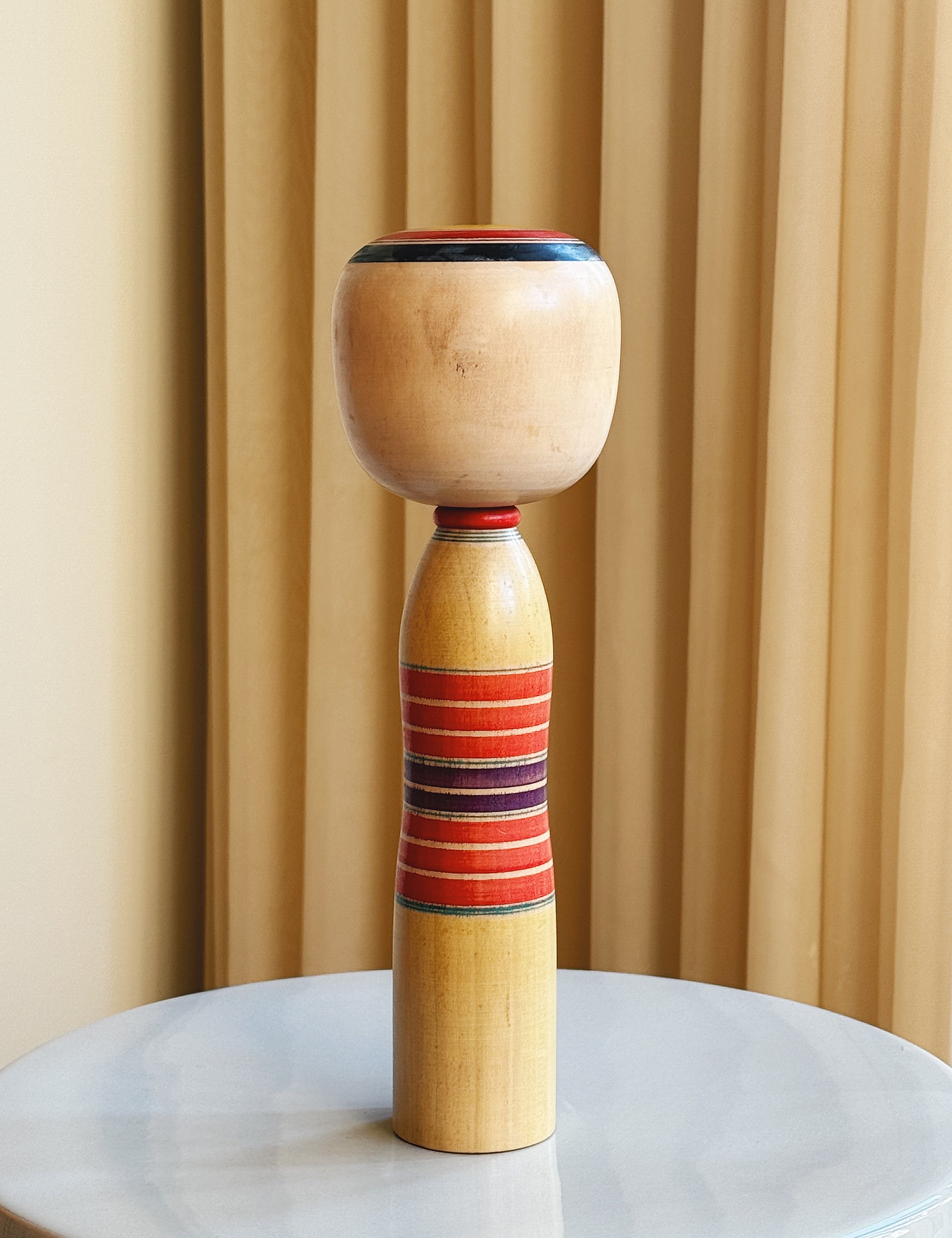 Vintage Kokeshi Dukke Nr. 224 fra Japan – Håndlavet | H 31 cm Studio Hafnia