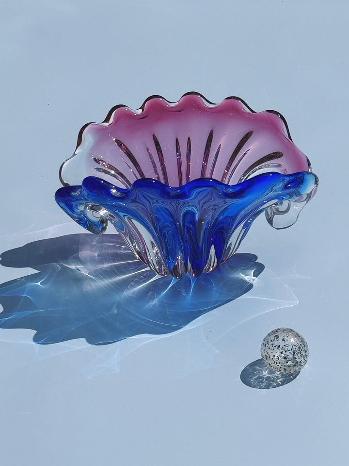 Vintage Murano Skål i Muslingeform | 20 cm Studio Hafnia
