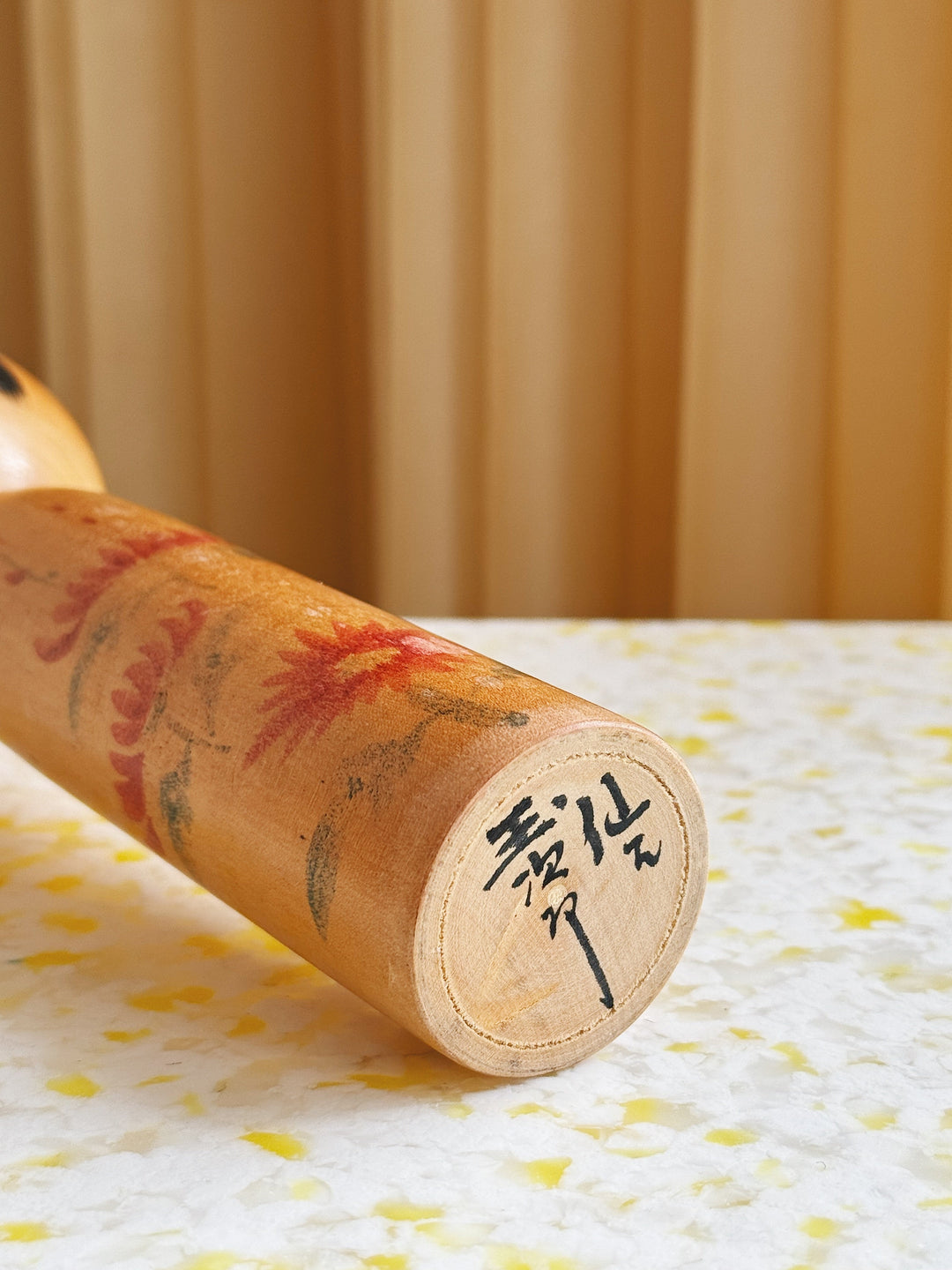 Vintage Kokeshi Dukke Nr. 193 fra Japan – Håndlavet | H24,5 cm Studio Hafnia
