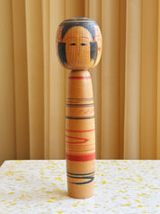 Vintage Kokeshi Dukke Nr. 184 fra Japan – Håndlavet | H24,5 cm Studio Hafnia