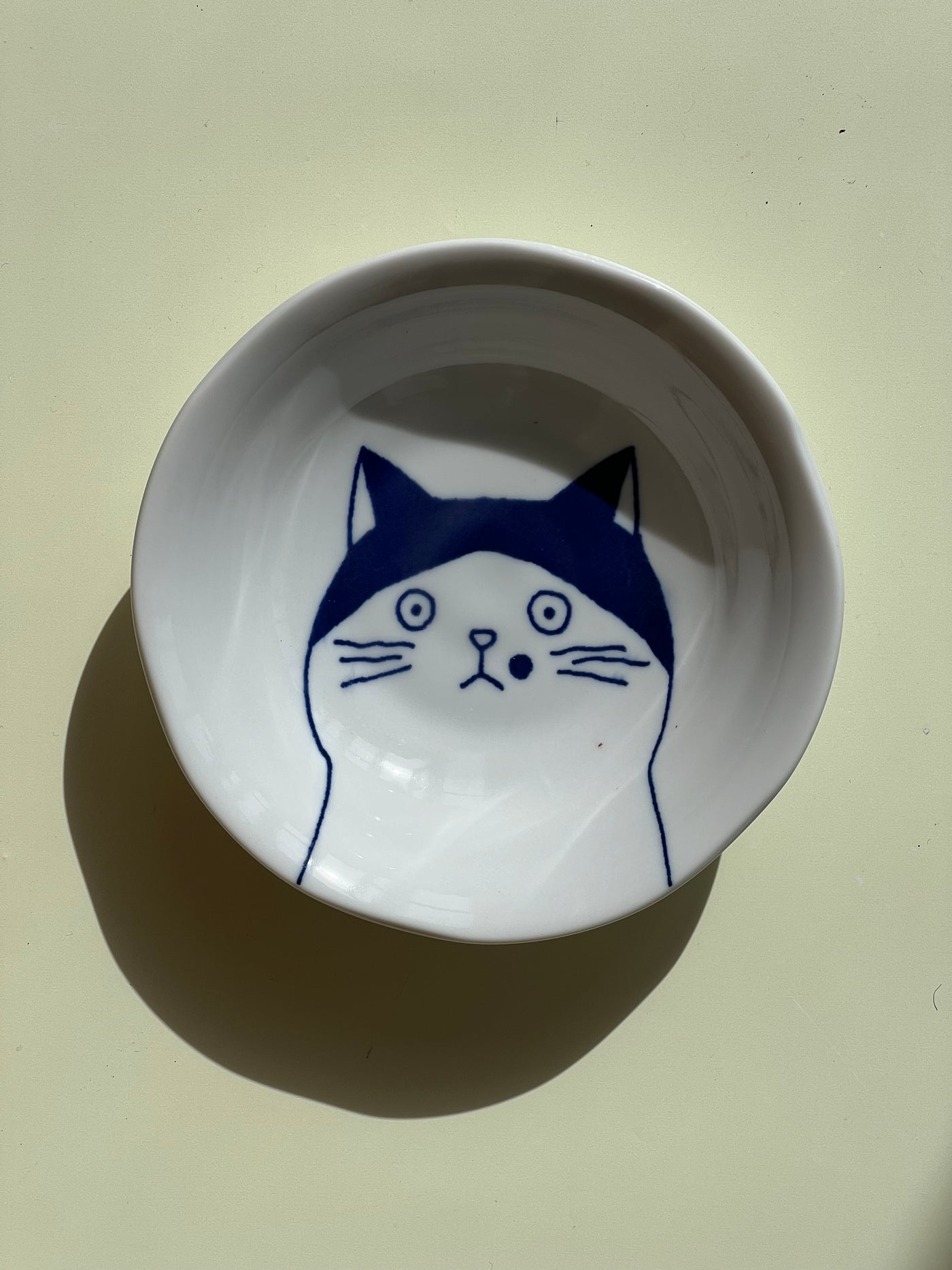 Japansk skål med blå kat | 5 forskellige slags | 13.5 cm Studio Hafnia