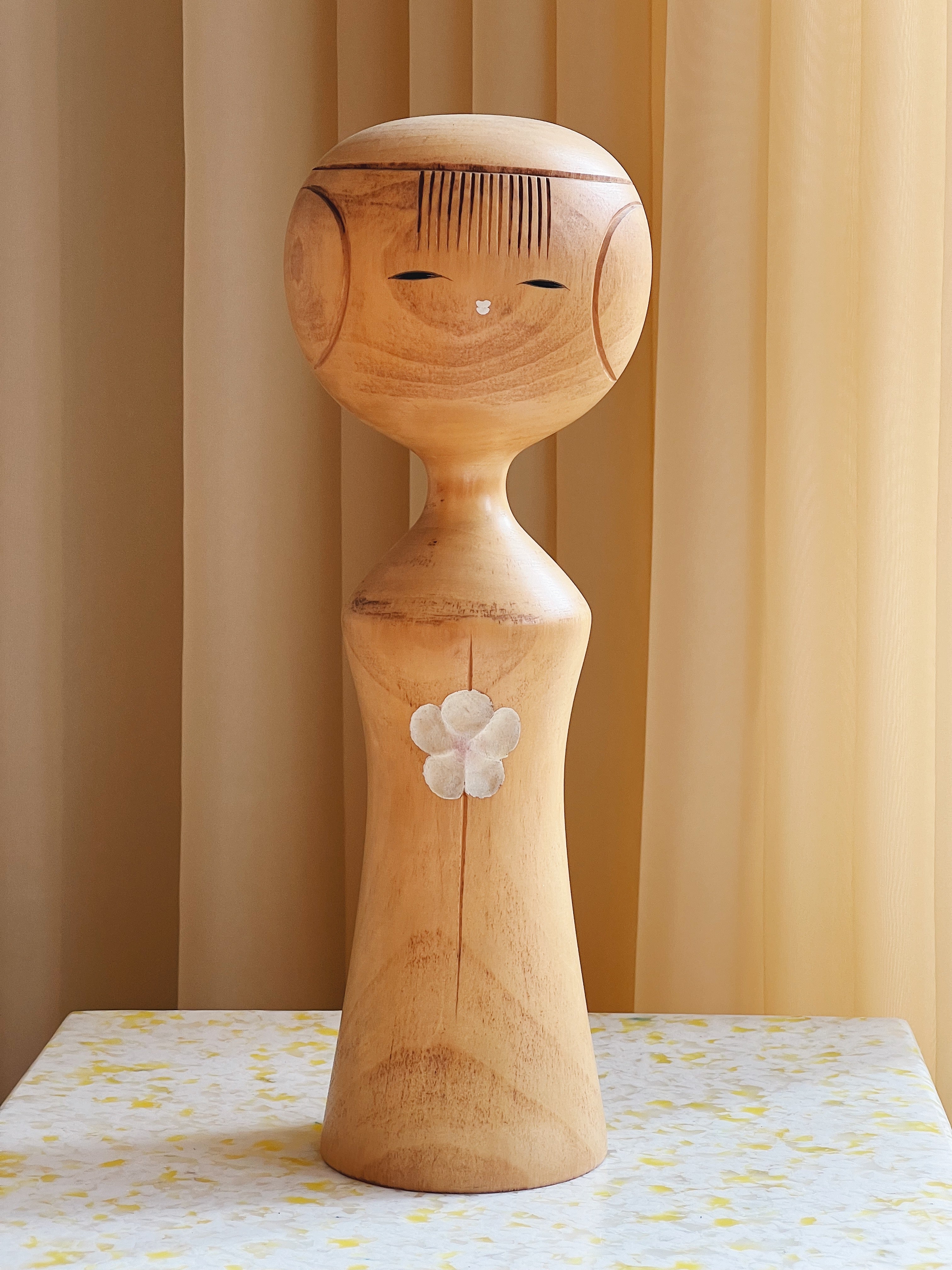 Vintage Kokeshi Dukke No. 128 fra Japan | H30.7 cm Studio Hafnia