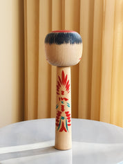 Vintage Kokeshi Dukke Nr. 222 fra Japan – Håndlavet | H 25,5 cm Studio Hafnia