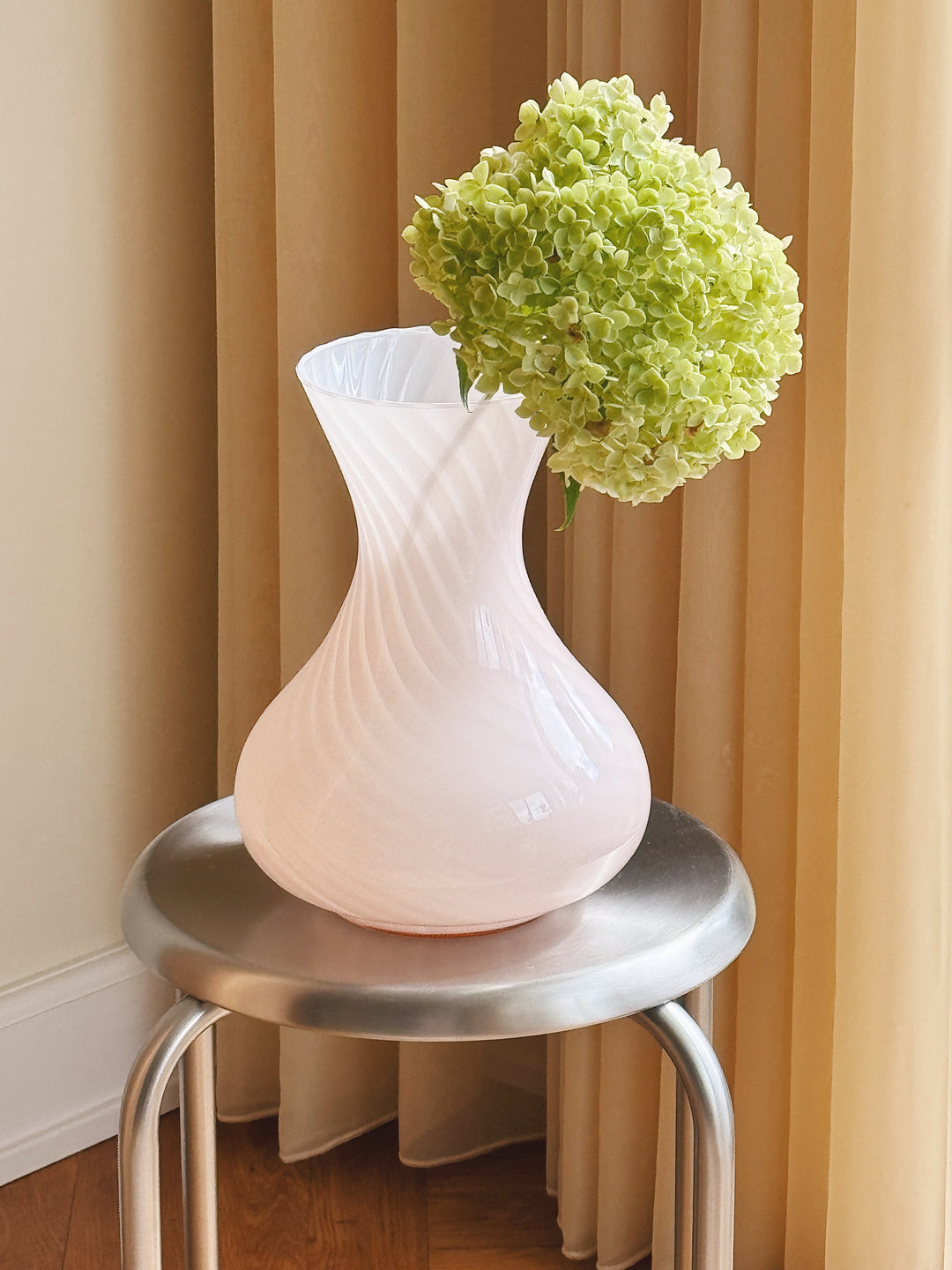 Vintage Murano Vase i Lys Pink | H27 cm Studio Hafnia