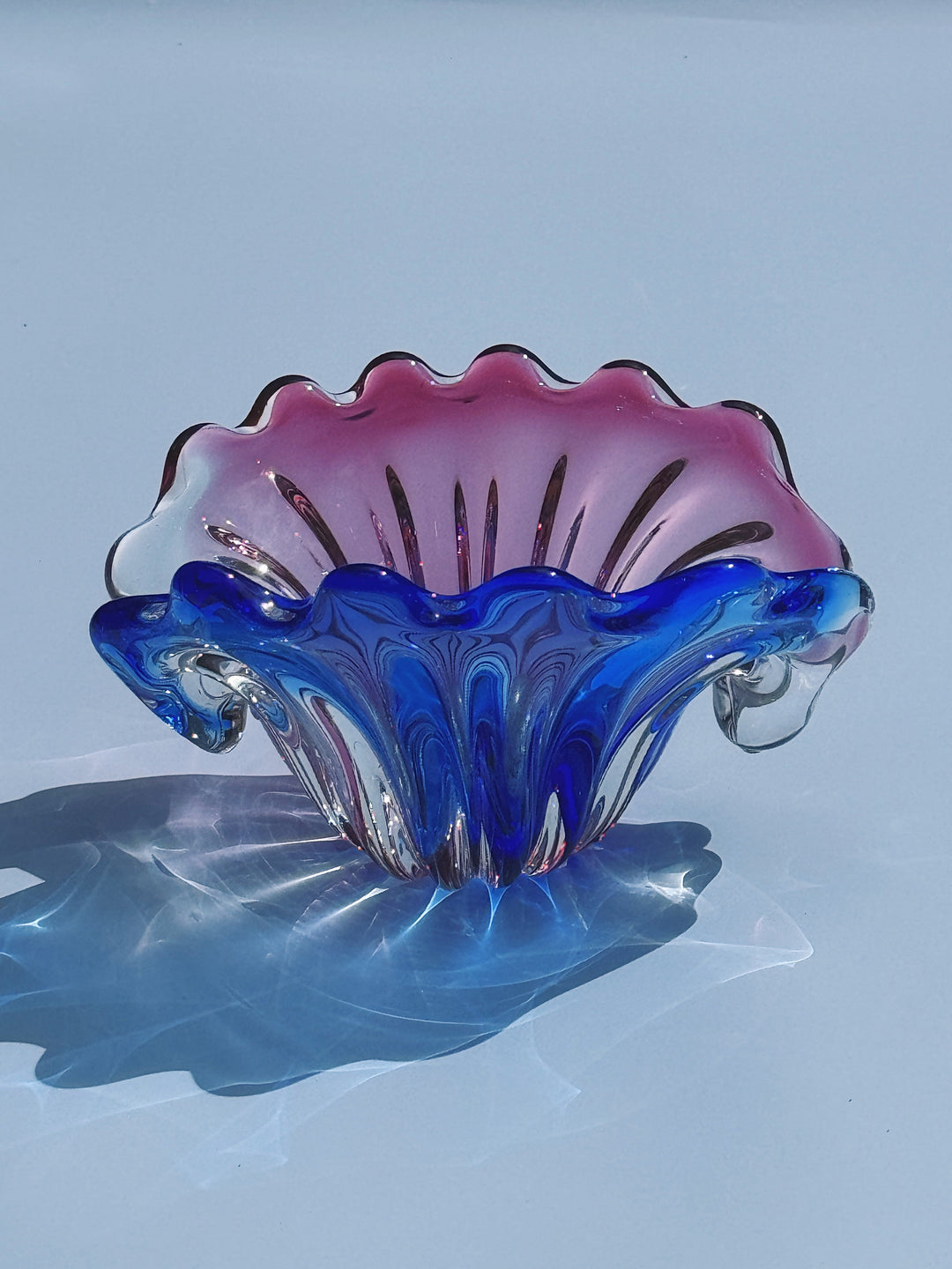 Vintage Murano Skål i Muslingeform | 20 cm Studio Hafnia