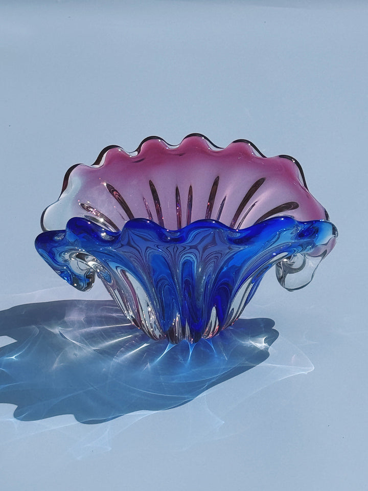Vintage Murano Skål i Muslingeform | 20 cm Studio Hafnia