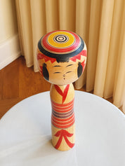 Vintage Kokeshi Dukke Nr. 224 fra Japan – Håndlavet | H 31 cm Studio Hafnia