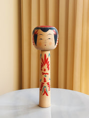 Vintage Kokeshi Dukke Nr. 222 fra Japan – Håndlavet | H 25,5 cm Studio Hafnia