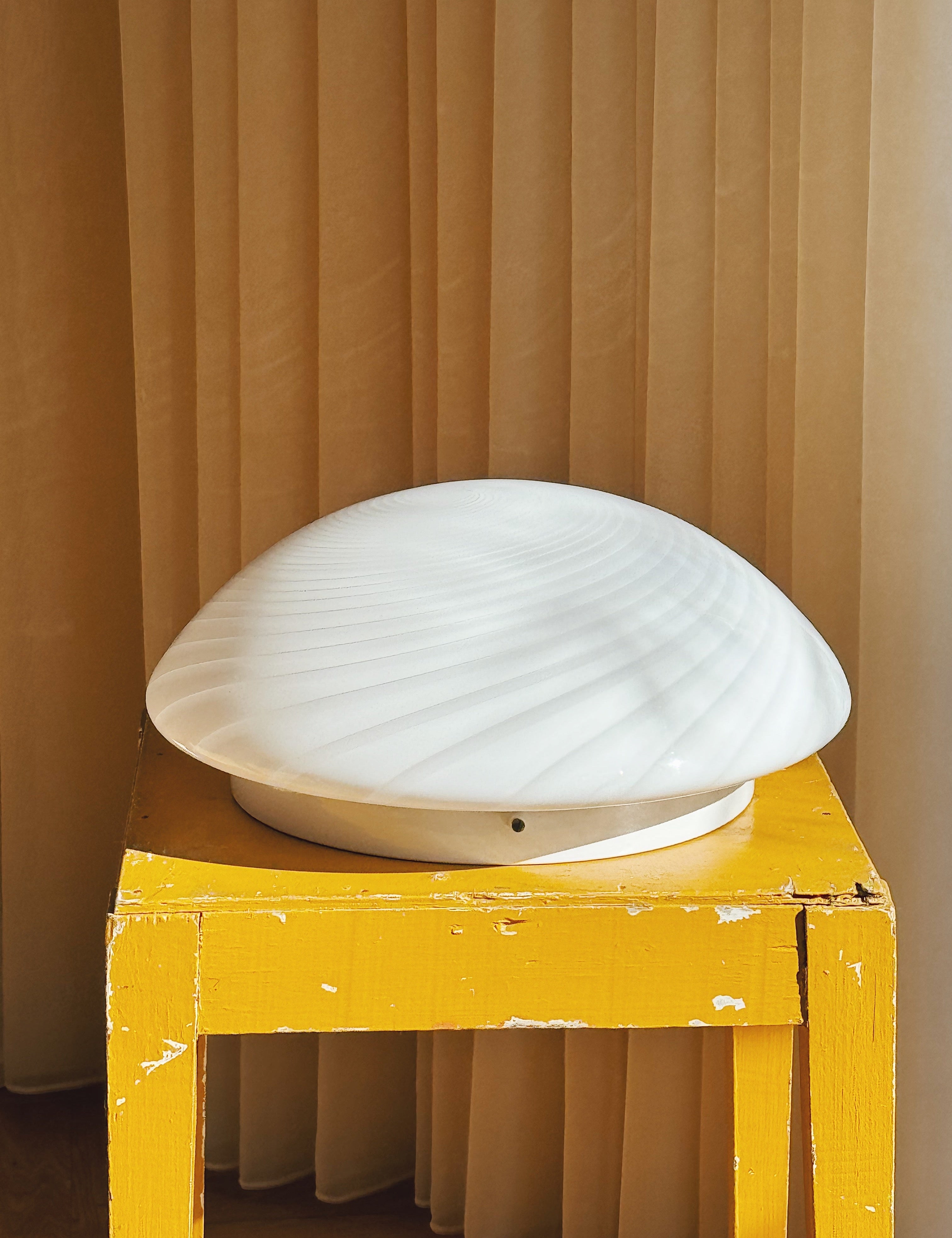 væglampe | Hvid, Ø33 cm Murano