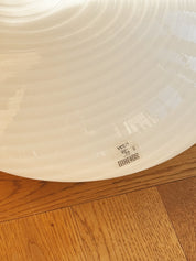 Vintage Murano Swirl Plafond lofts/væglampe | Hvid 28 cm Murano