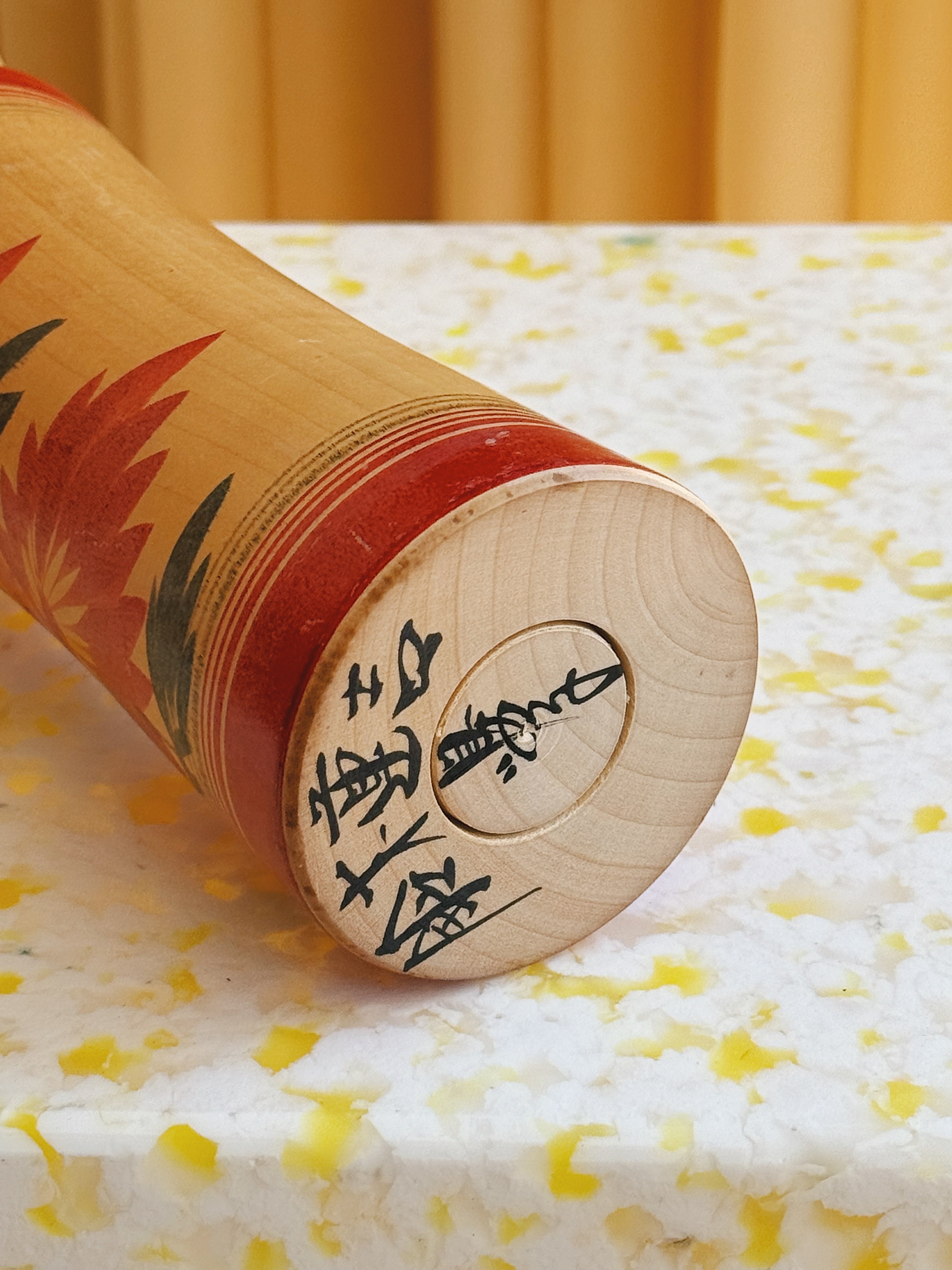 Vintage Kokeshi Dukke Nr. 173 fra Japan – Håndlavet | H28 cm Studio Hafnia