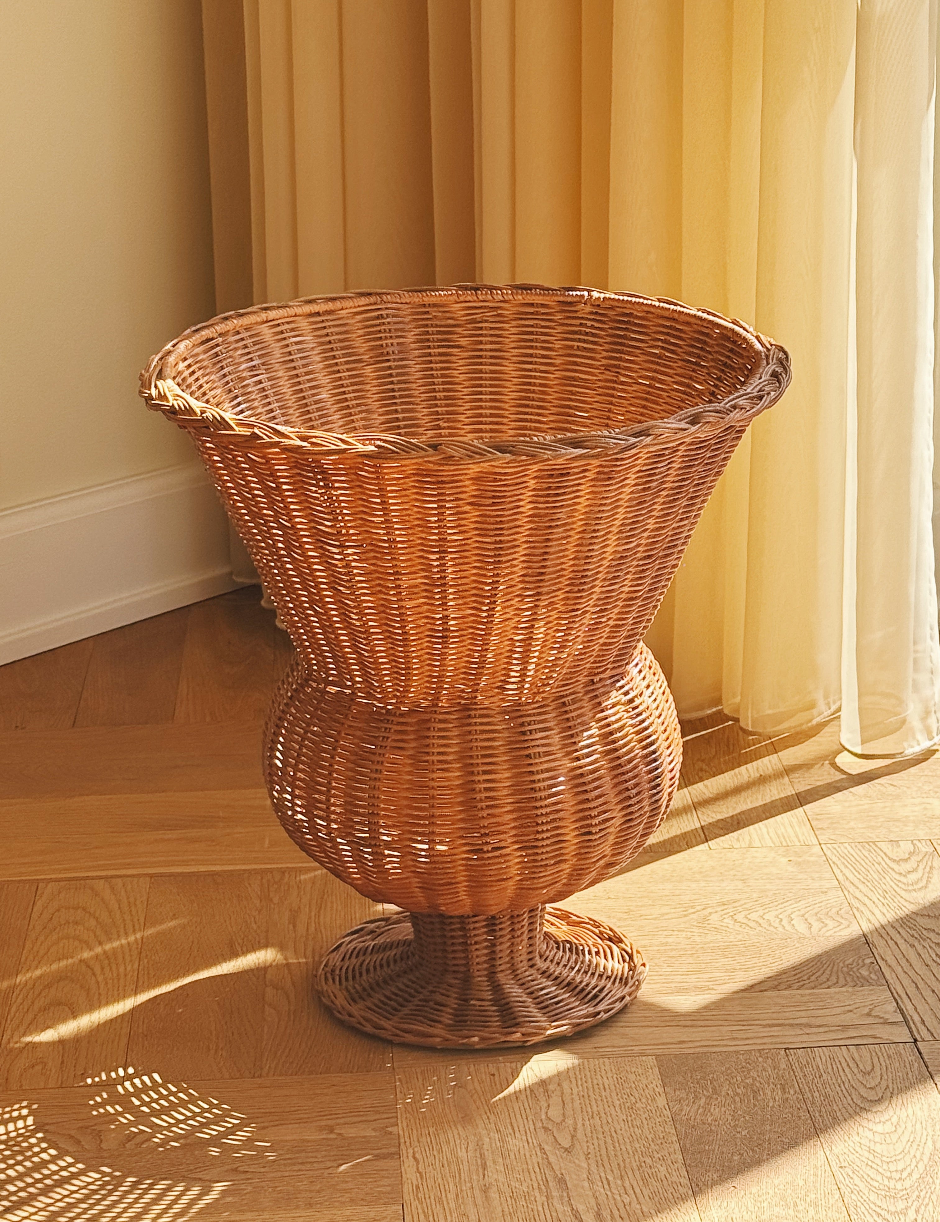 Håndlavet Vase i Rattan | Ø35 x H40 cm Studio Hafnia