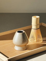 Matcha Holder i Mat Sort eller Grå/Brun Glasur Studio Hafnia