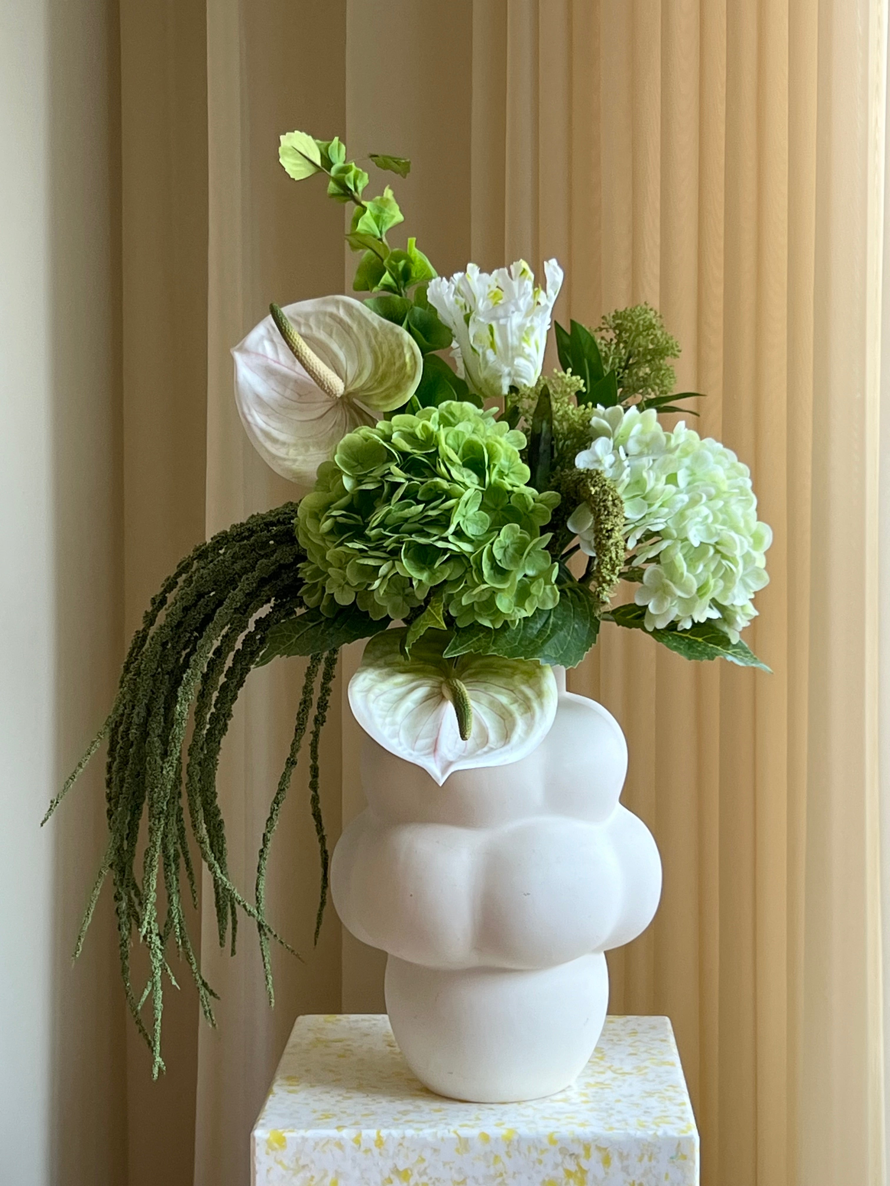 Fresh Green Garden Bouquet STUDIO HAFNIA