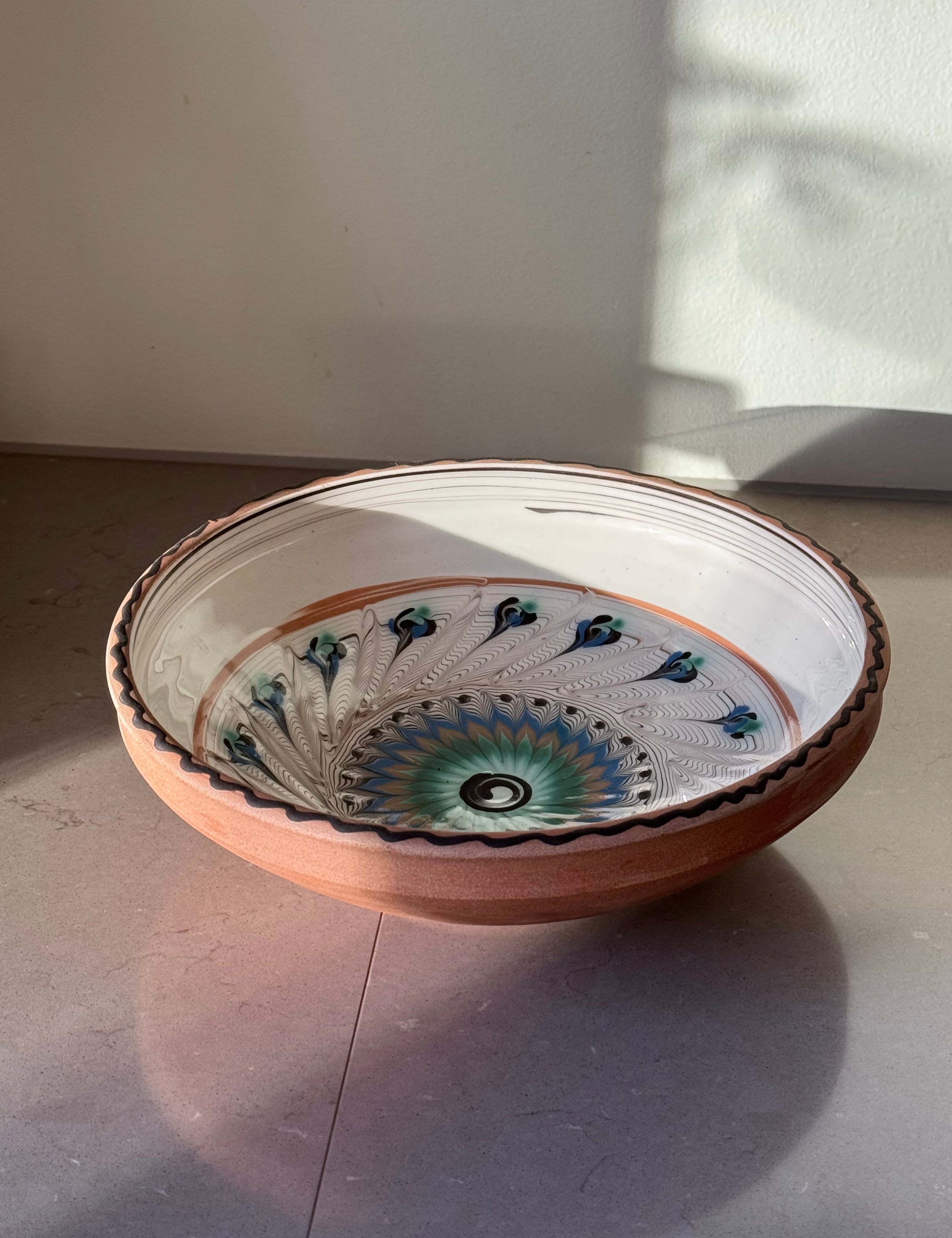 Horezu Keramik Skål | No. 05 | 25 cm Studio Hafnia