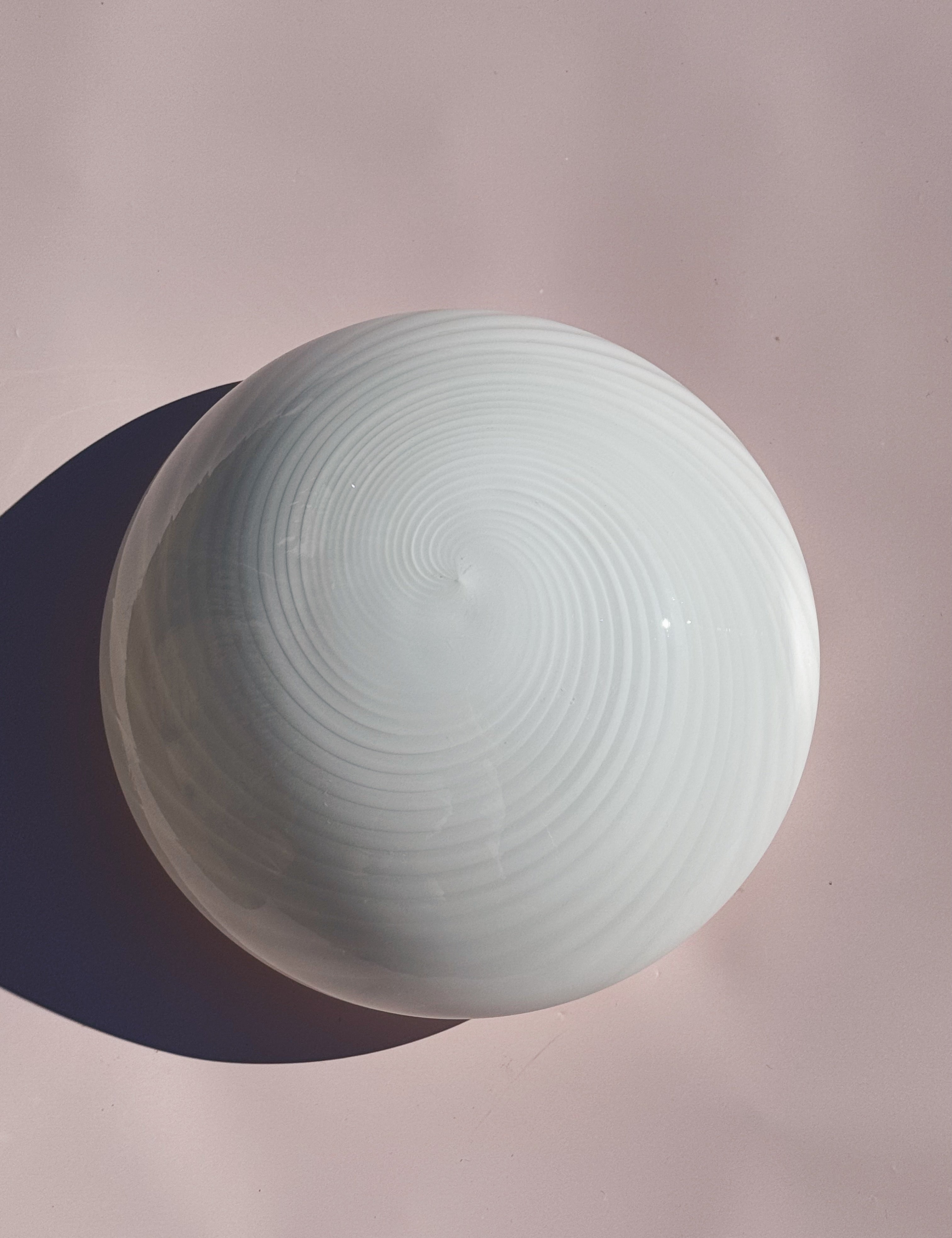 væglampe | Hvid, Ø33 cm Murano