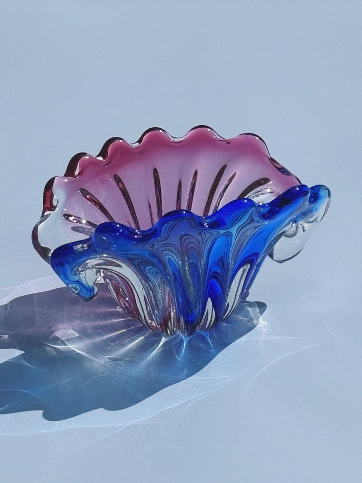 Vintage Murano Skål i Muslingeform | 20 cm Studio Hafnia