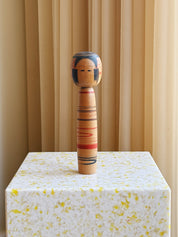 Vintage Kokeshi Dukke Nr. 184 fra Japan – Håndlavet | H24,5 cm Studio Hafnia