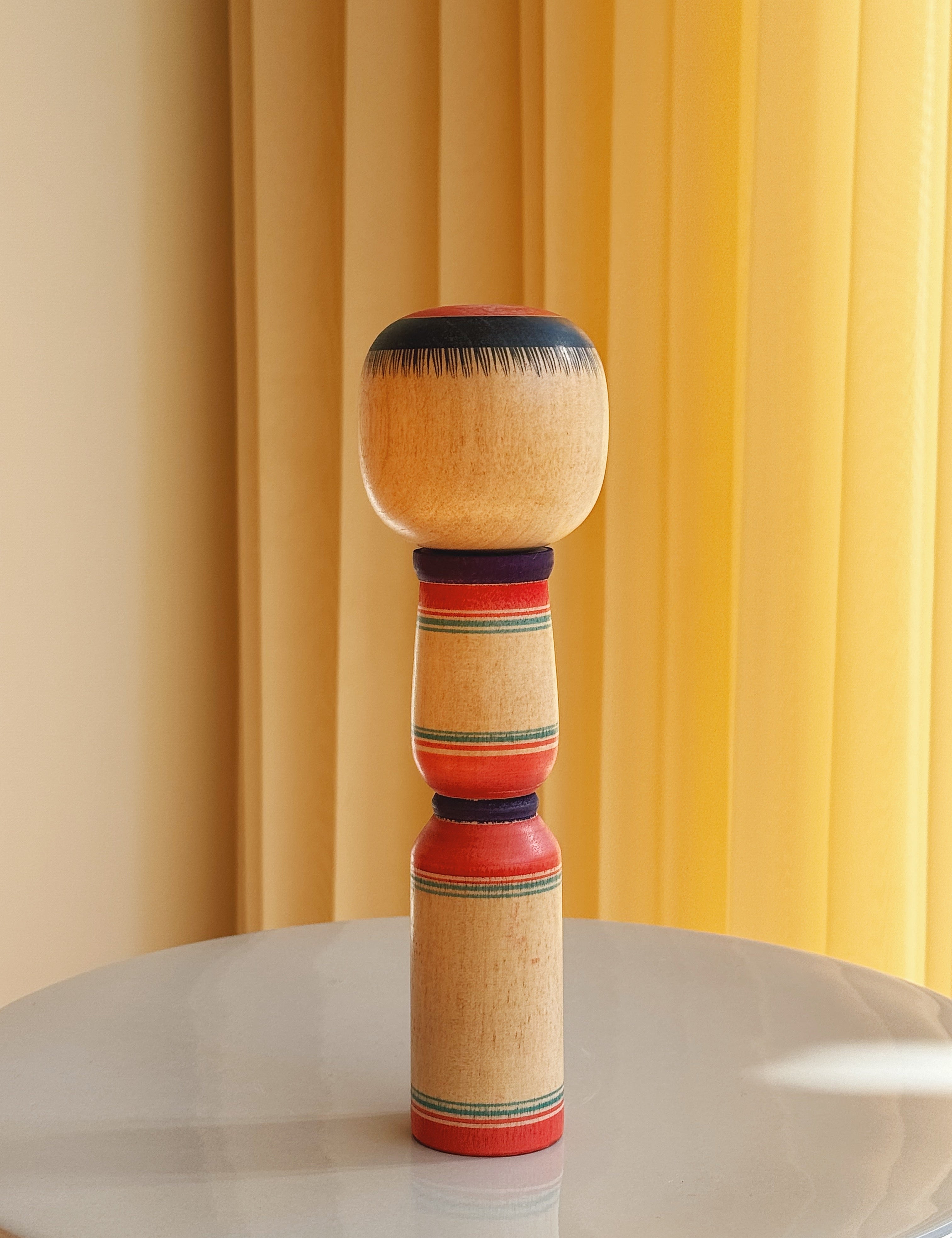 Vintage Kokeshi Dukke Nr. 226 fra Japan – Håndlavet | H 24,5 cm Studio Hafnia
