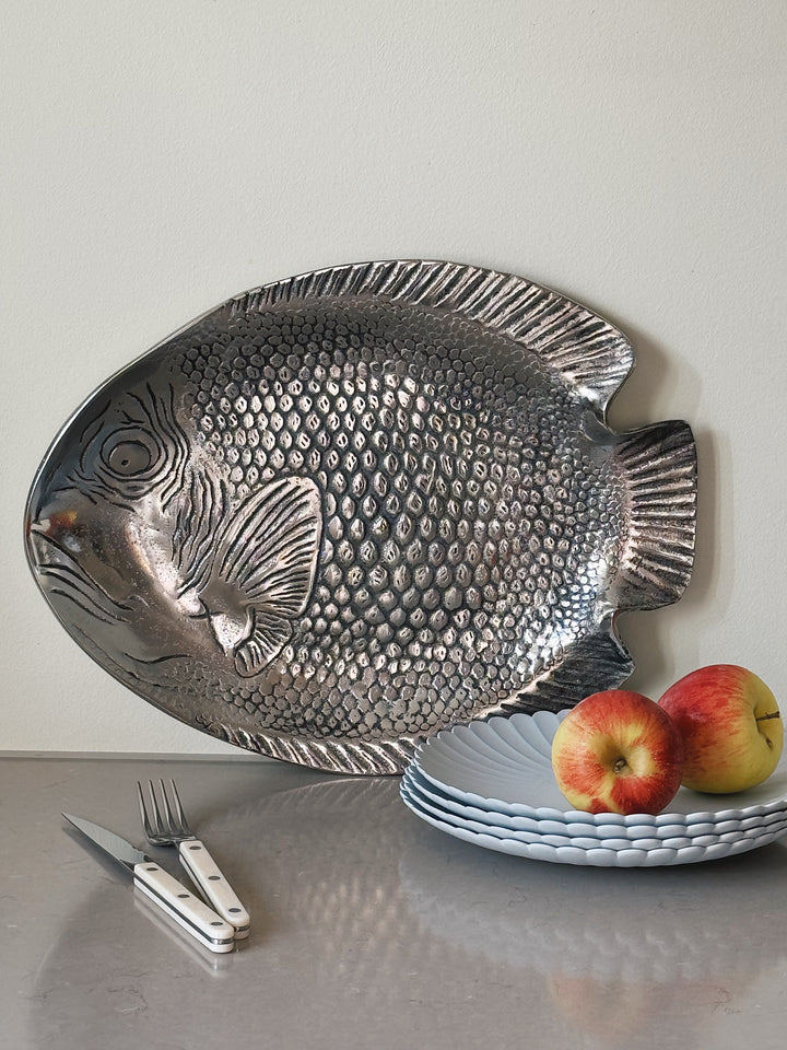 Fiskefad i aluminium | 38 x 30 cm Studio Hafnia