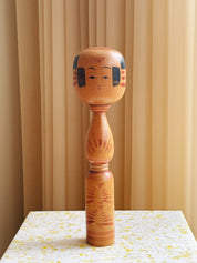 Vintage Kokeshi Dukke Nr. 213 fra Japan – Håndlavet | H30,5 cm Studio Hafnia