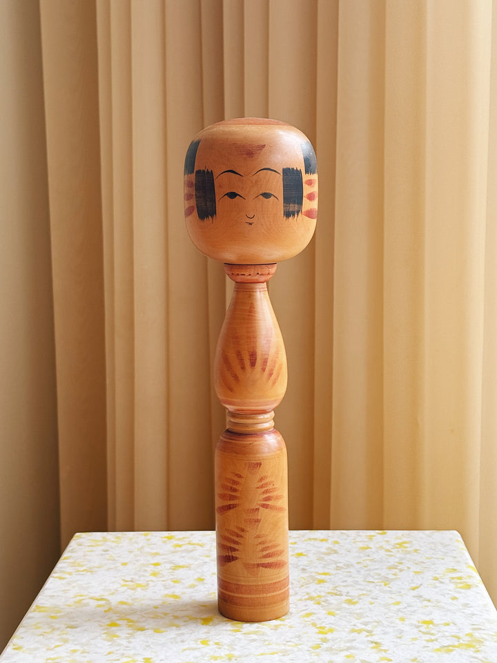 Vintage Kokeshi Dukke Nr. 213 fra Japan – Håndlavet | H30,5 cm Studio Hafnia