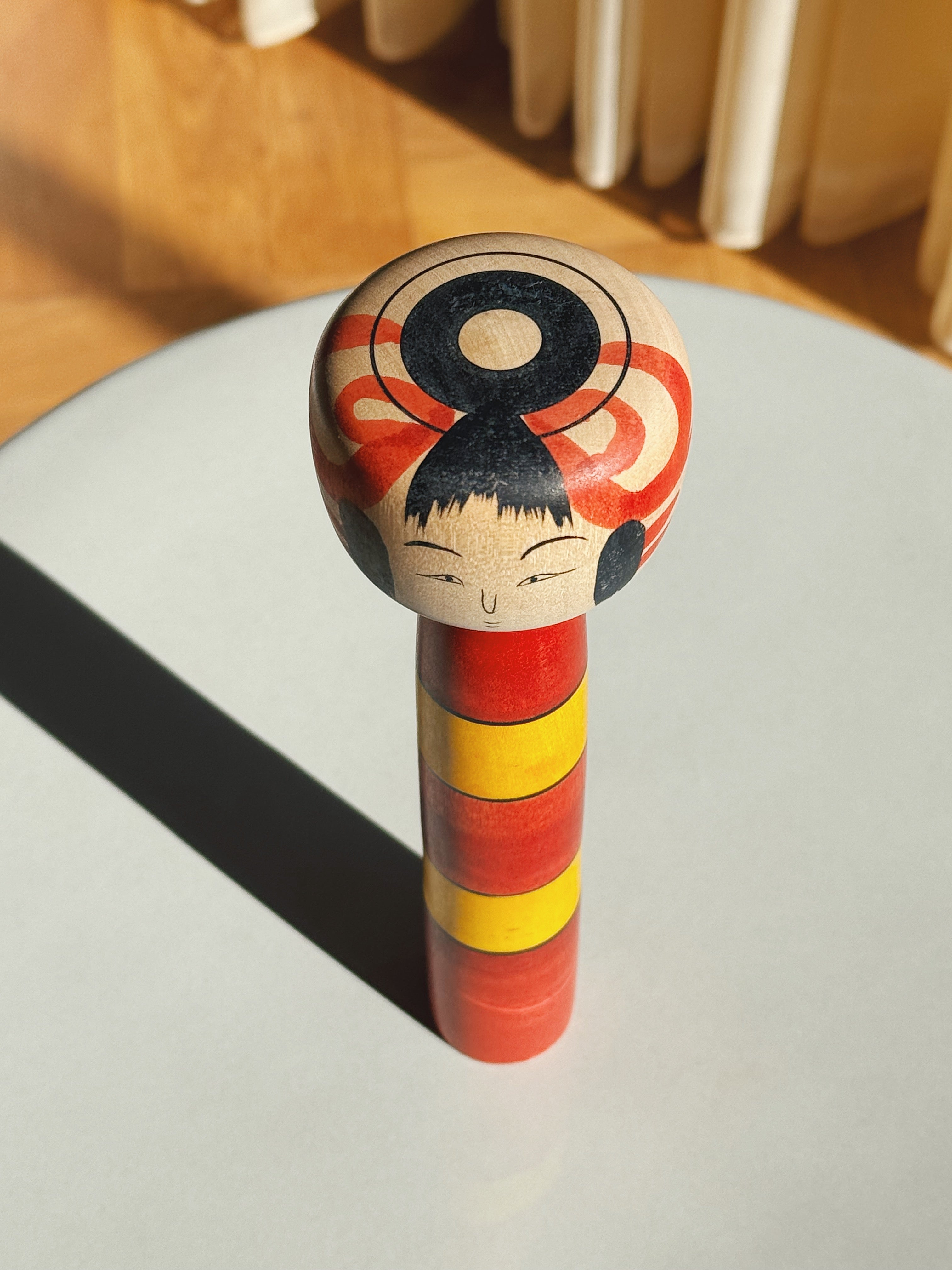 Vintage Kokeshi Dukke Nr. 231 fra Japan – Håndlavet | H 21 cm Studio Hafnia
