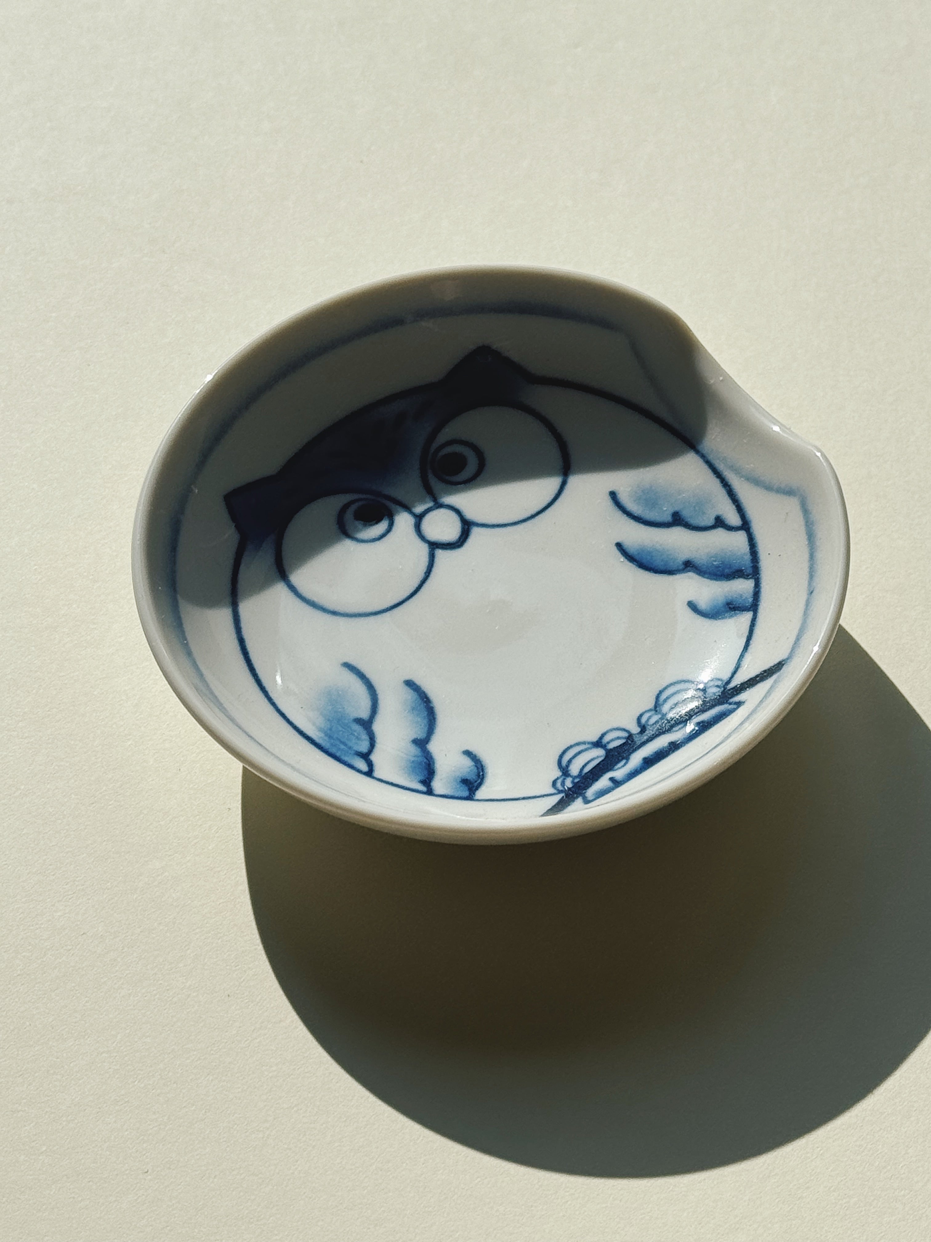 Japansk skål i keramik | Til soya eller spisepinde | Blød rektangulær form STUDIO HAFNIA