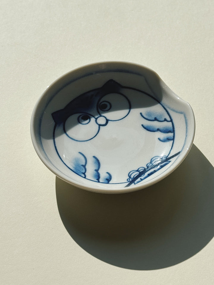 Japansk skål i keramik | Til soya eller spisepinde | Blød rektangulær form STUDIO HAFNIA