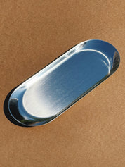 Oval fad/tallerken i rustfrit stål | 23 cm Studio Hafnia