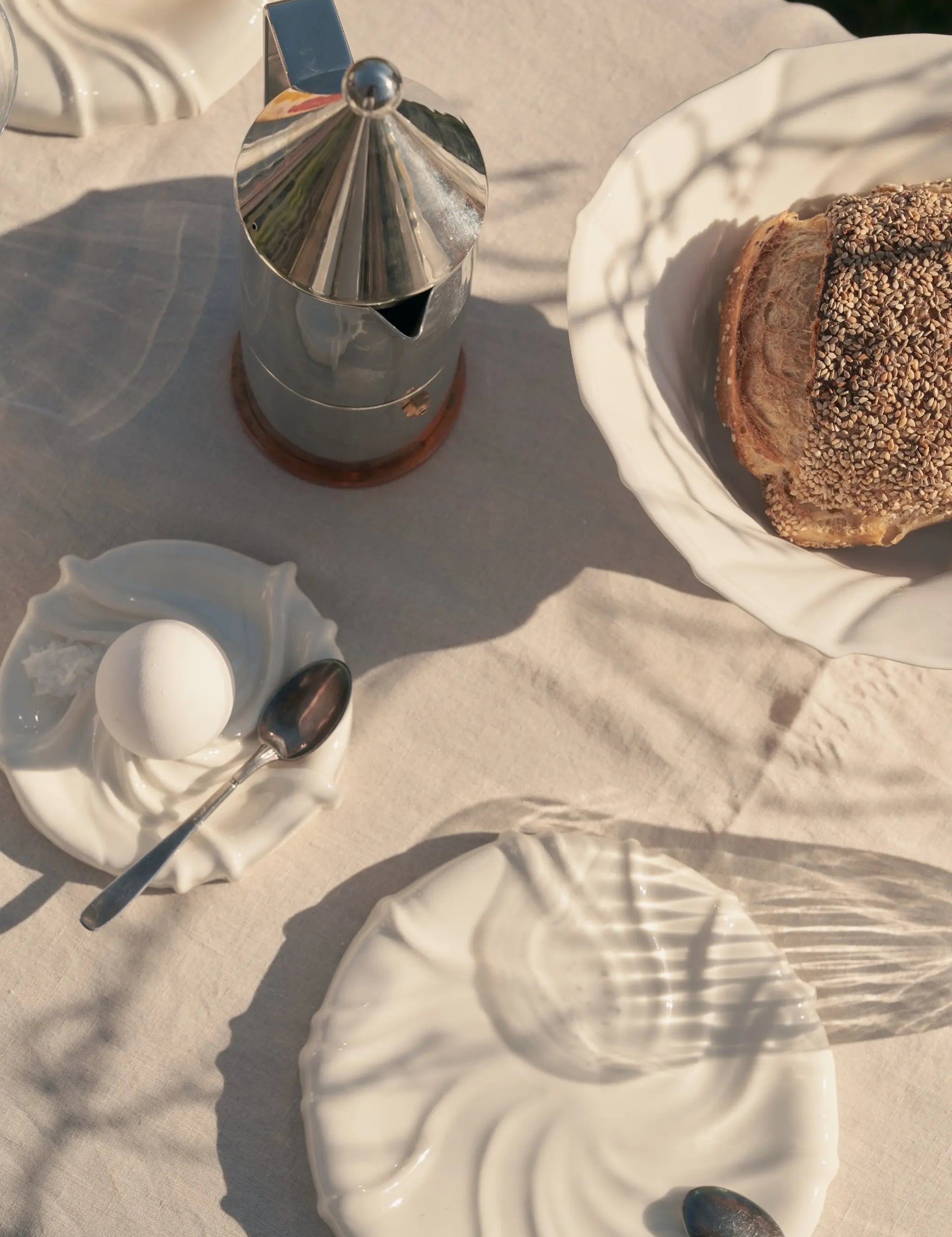 Æggebæger af Atelier Marée | Hvidt Porcelæn Atelier Marée