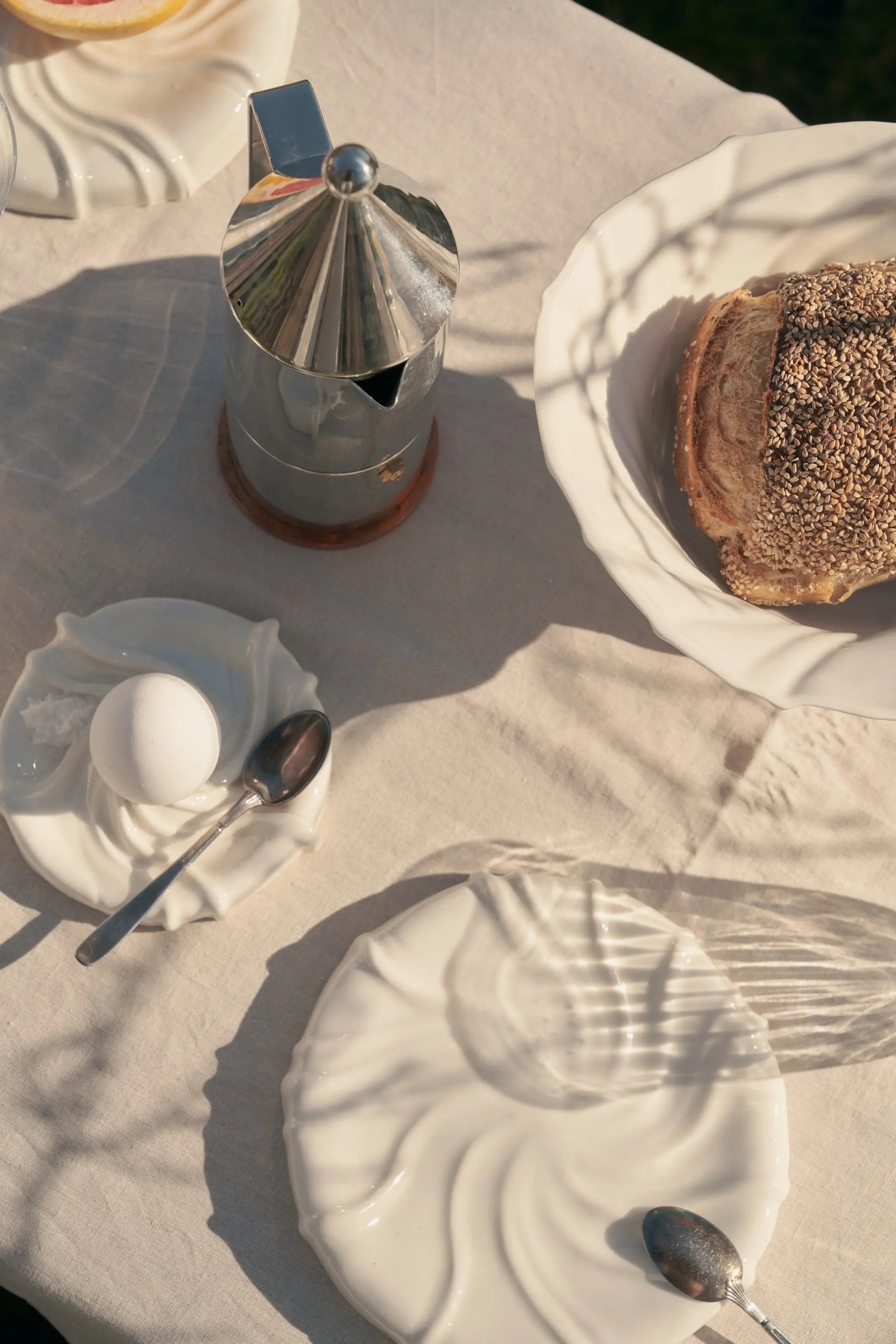 Æggebæger af Atelier Marée | Hvidt Porcelæn Atelier Marée