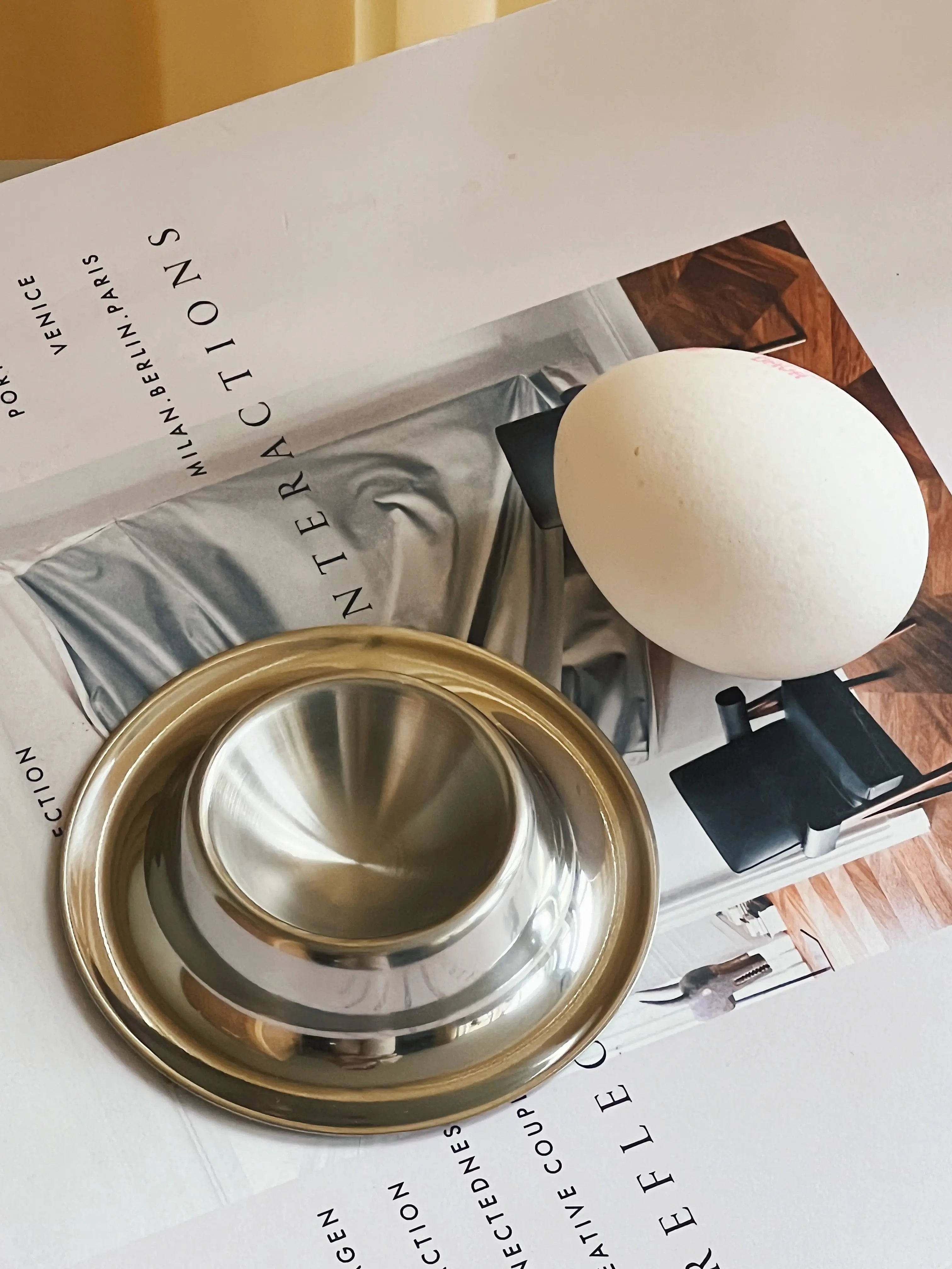 Æggebæger i Rustfrit stål Studio Hafnia