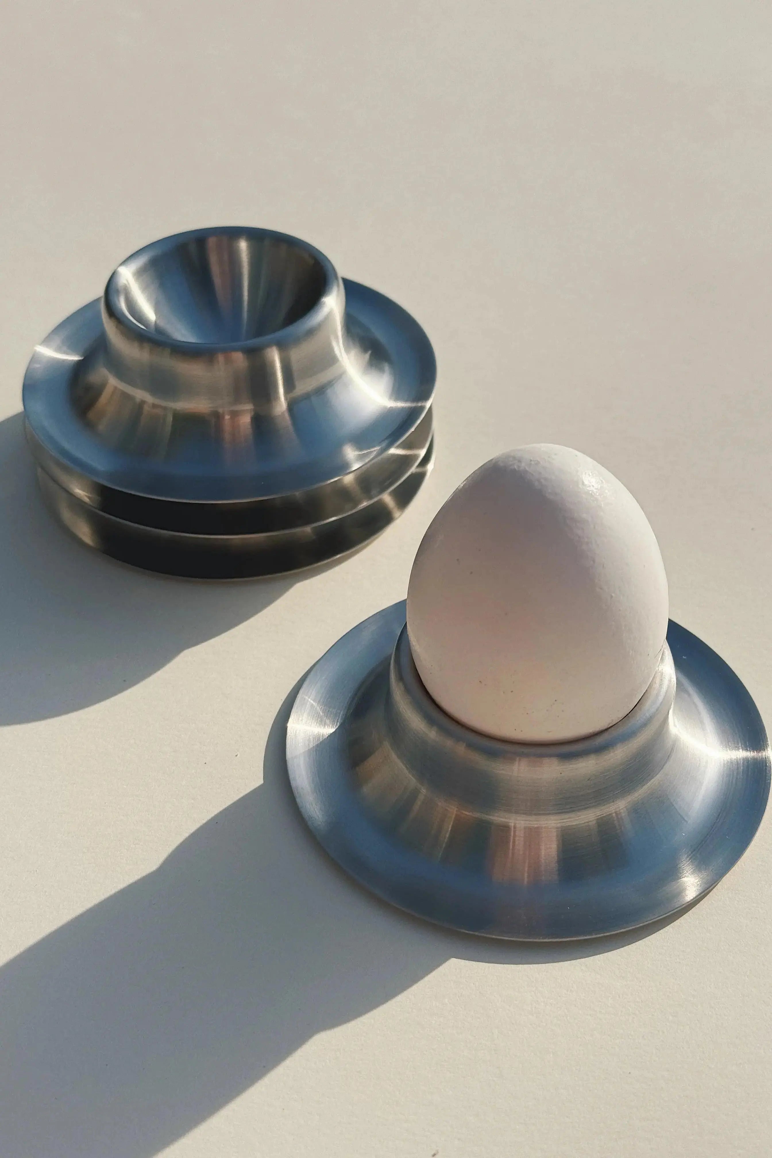Æggebægre i Rustfrit Stål – Sæt med 4 stk Studio Hafnia