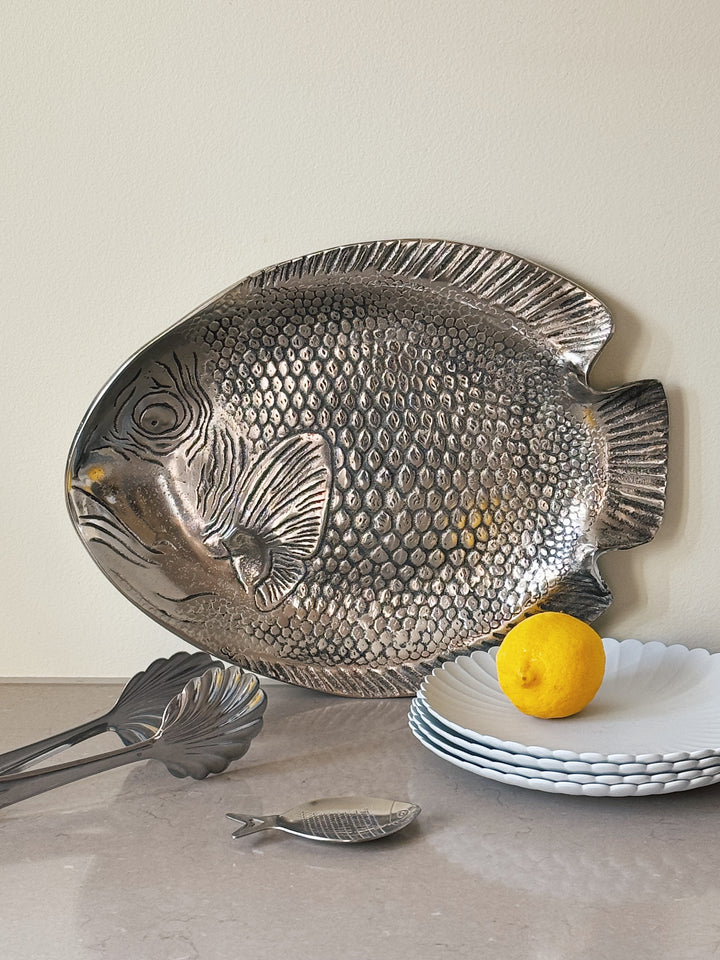 Fiskefad i aluminium | 38 x 30 cm Studio Hafnia