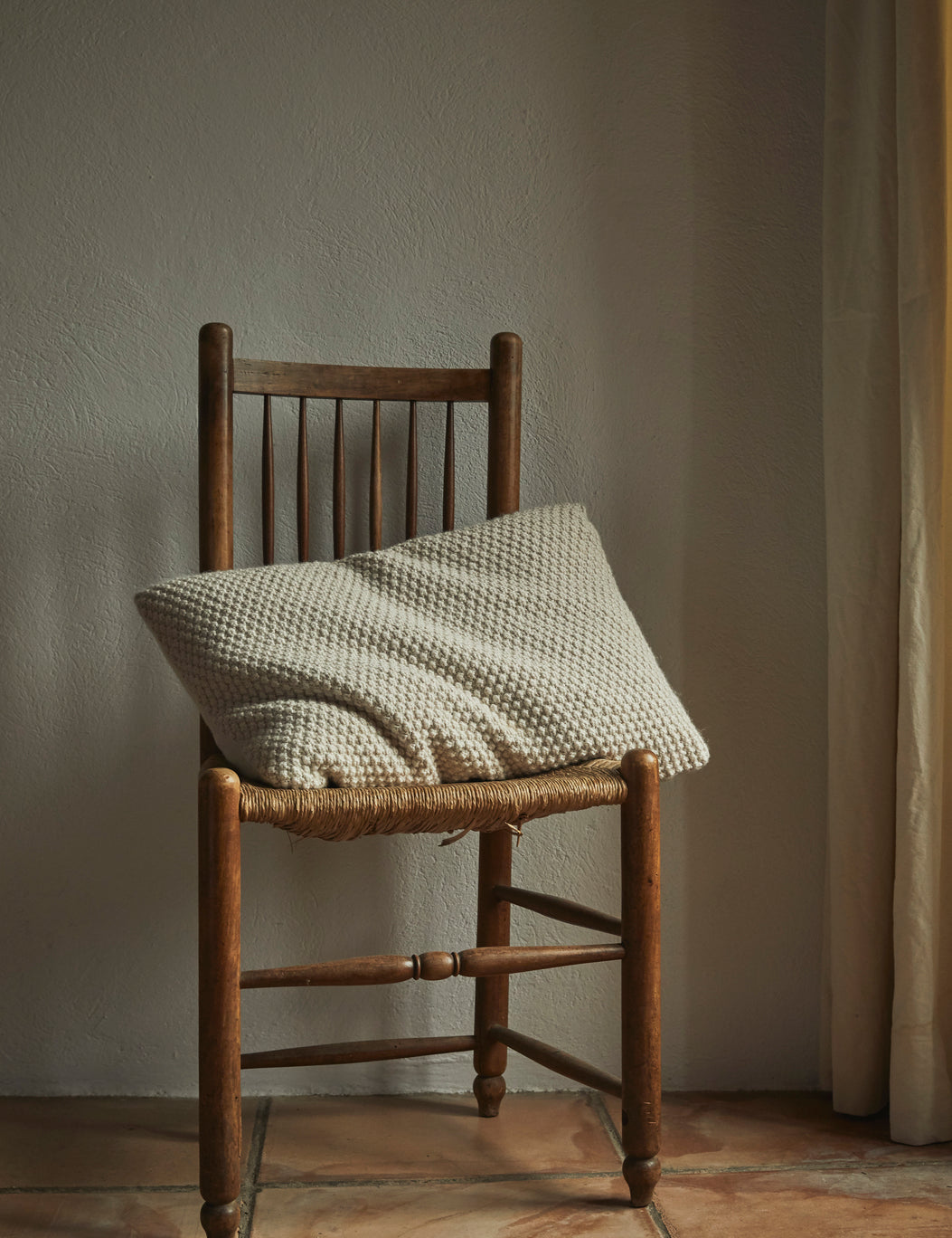 Aiayu - Heather Classic pude 40x60 cm - Albicant- Lama Wool Aiayu