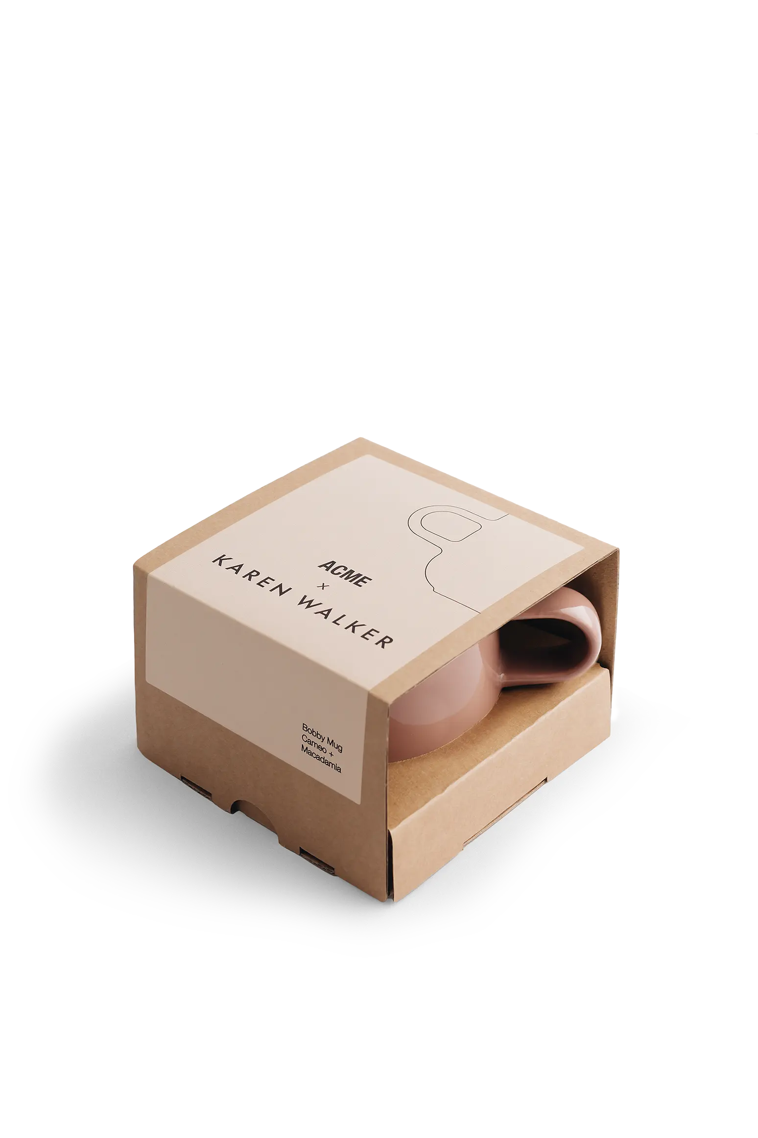 Acme x Karen Walker Bobby Krus | Lyserosa Cameo med en Lys Pink Macadamia, 300 ml Acme