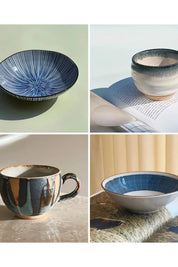 Adventspakke 1 – Japansk keramik: 2 skåle og 2 kopper Studio Hafnia