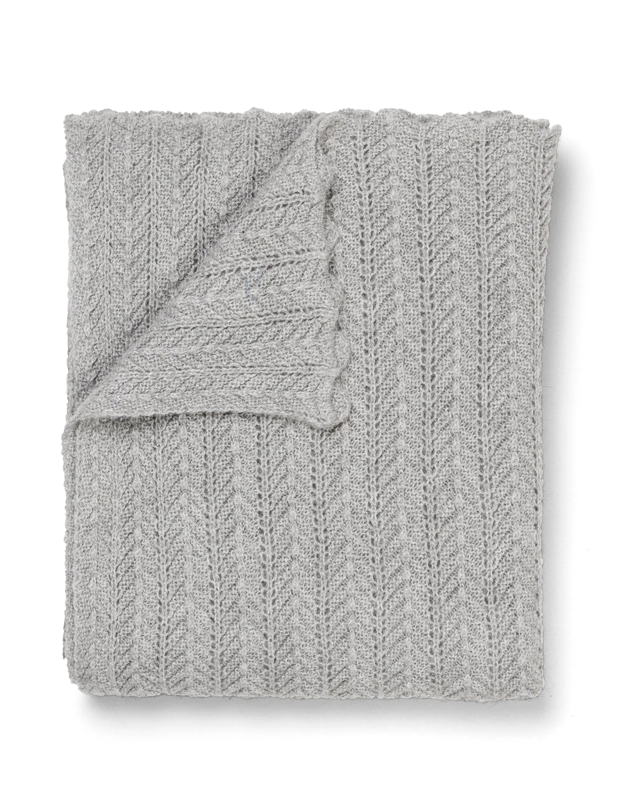 Aiayu - Hollie Classic Plaid (130x160) - Frost Grey - Lama-uld Aiayu