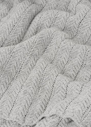 Aiayu - Hollie Classic Plaid (130x160) - Frost Grey - Lama-uld Aiayu