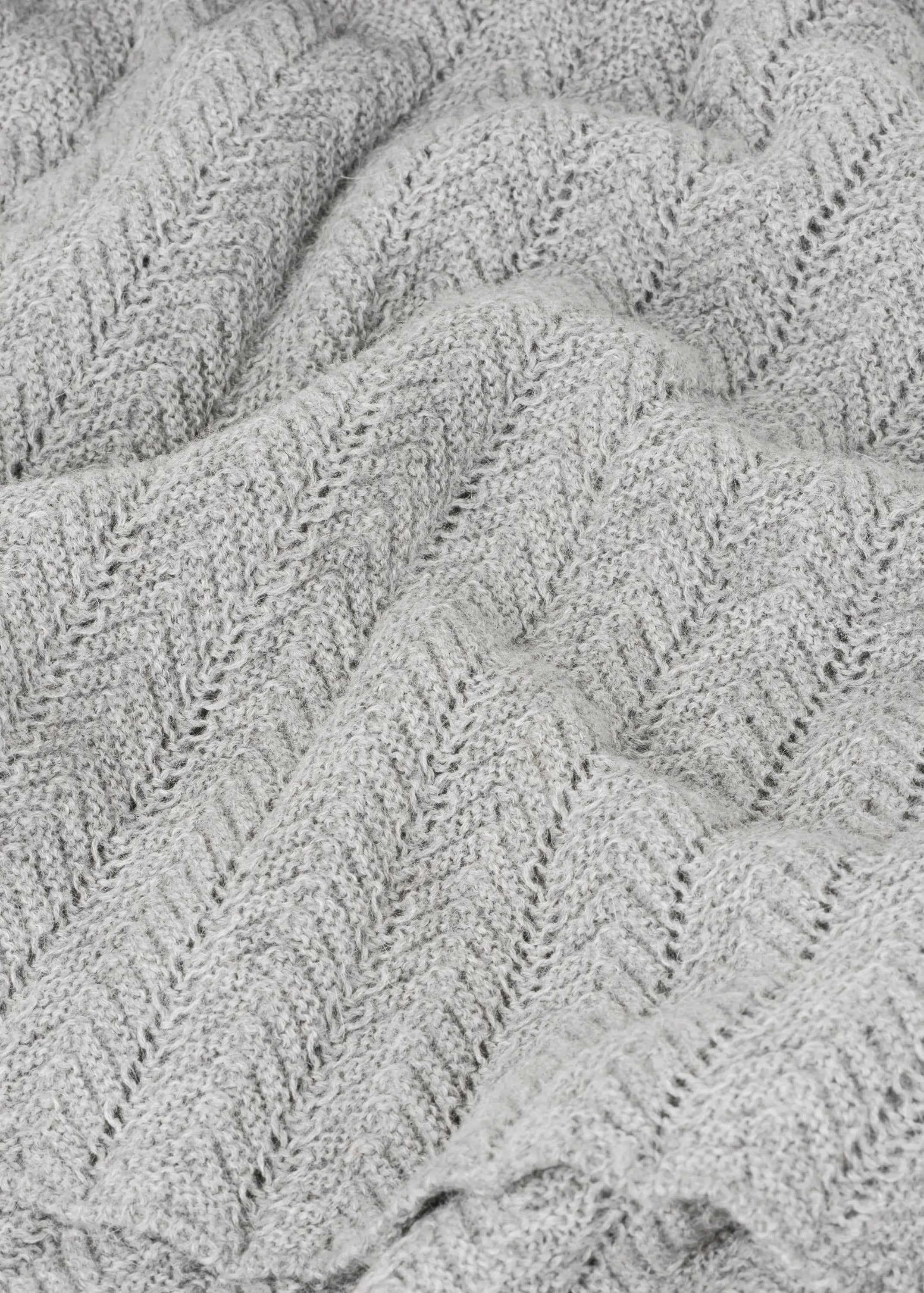 Aiayu - Hollie Classic Plaid (130x160) - Frost Grey - Lama-uld Aiayu