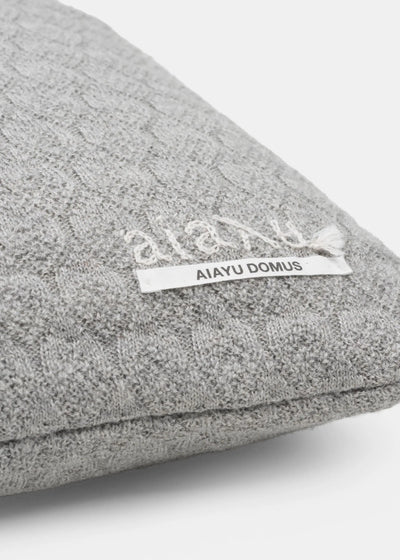 Aiayu - Raul Classic pude 50x50 cm - Frost Grey - Lama Wool Aiayu