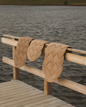 Original Ocean Plait Dørmåtte af håndflettet jute | 103 x 40 cm Studio Hafnia