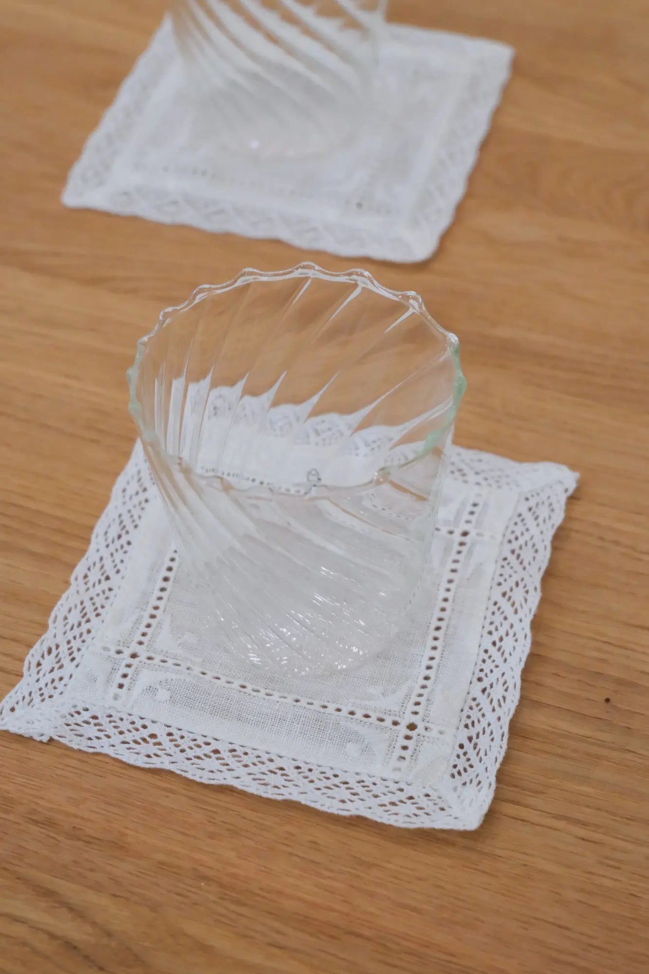 Anne-Mi Skovbjerg Coaster i Hør med Broderi | Ø13