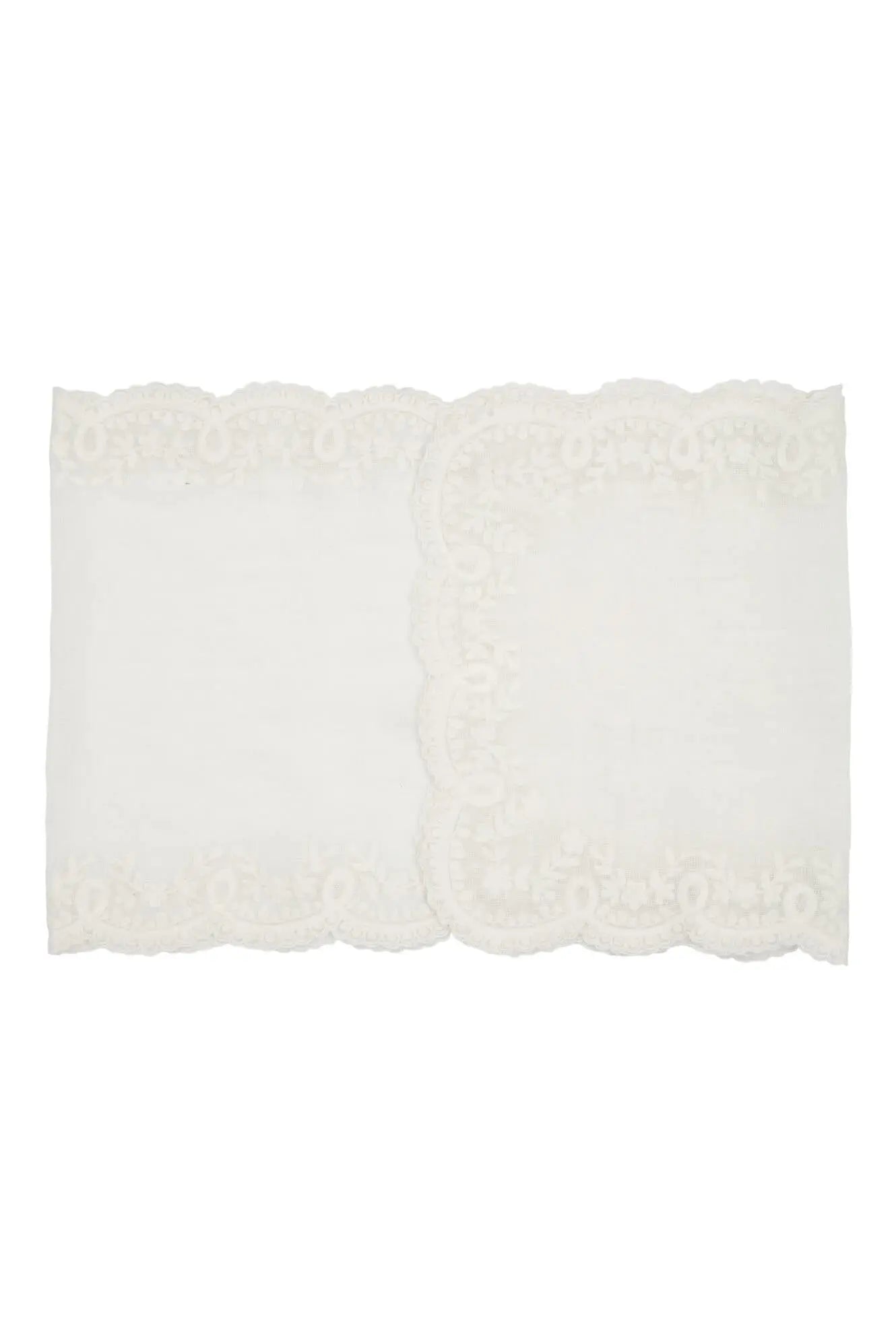 Anne-mi Heims Embroidery Runner – Broderet Bordløber i Hør 40 x 180 cm Anne-Mi
