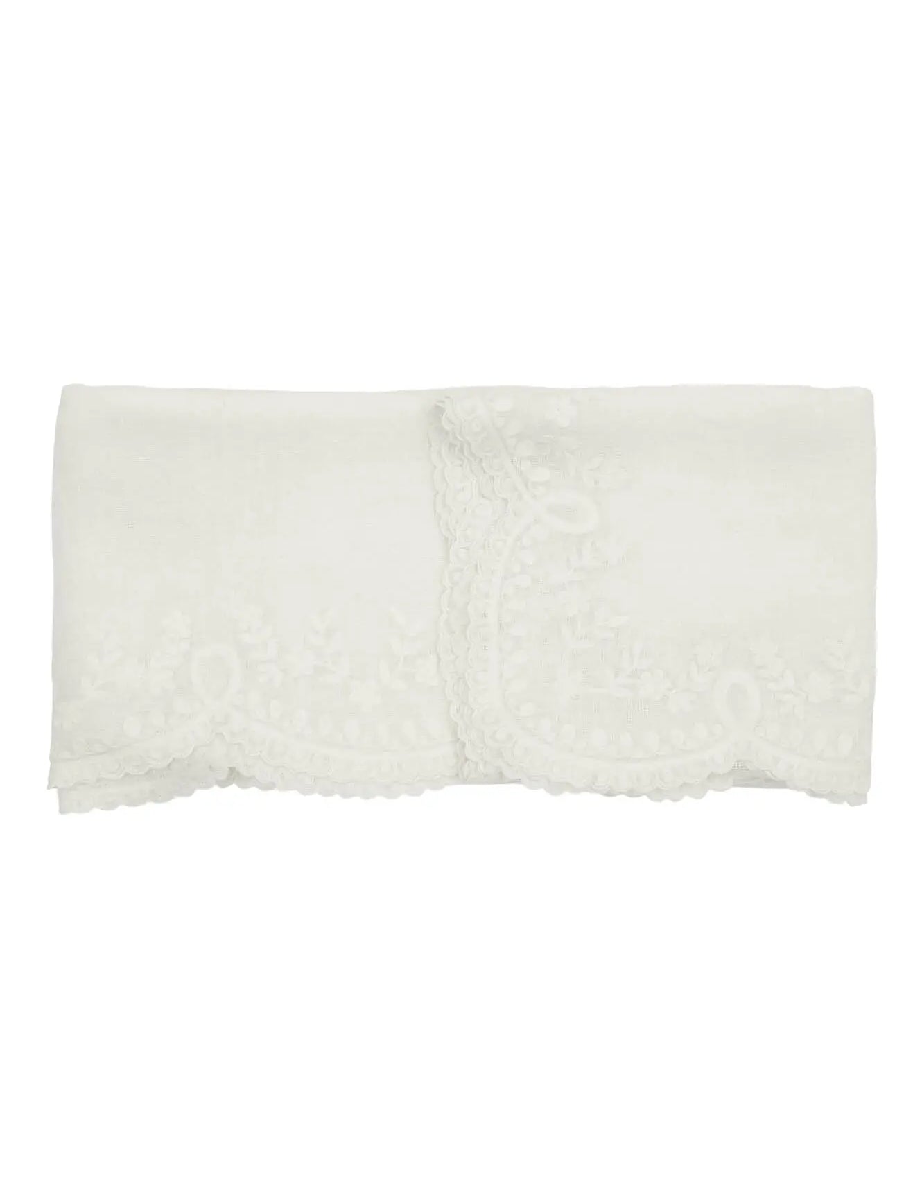 Anne-mi Heims Embroidery Tablecloth – Broderet Dug i Hør Anne-Mi
