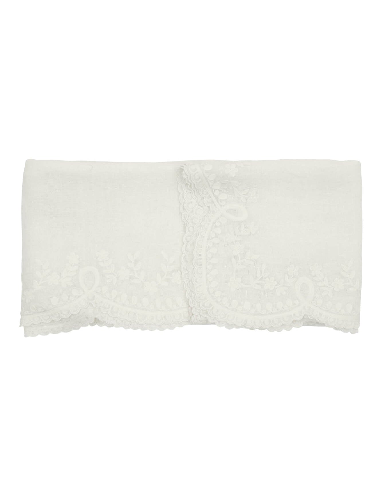 Anne-Mi Heims Embroidery Tablecloth – Broderet Dug i Hør Anne-Mi