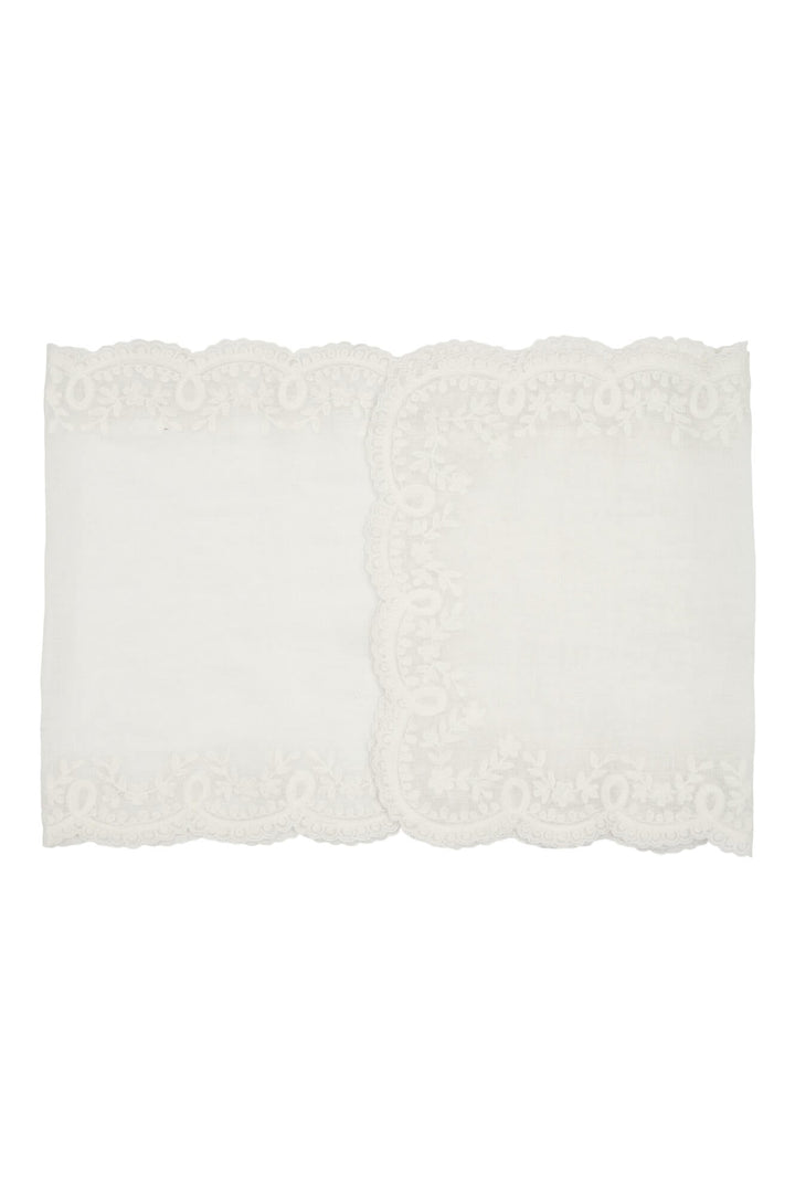 Anne-Mi Heims Embroidery Runner – Broderet Bordløber i Hør 40 x 180 cm Anne-Mi